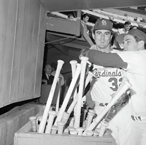 Baseball Players In Embrace