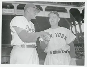 Baseball Players Shaking Hands