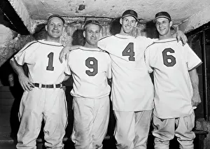 Stan Musial Prints: Baseball Player's Uniforms Spell 1946