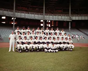 Frankie Crosetti Prints: Baseball Teammates Posing on Field
