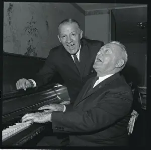 Baseball Veterans Singing at Piano