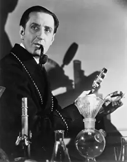 Fiction Prints: Basil Rathbone as Sherlock Holmes