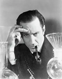 Thinking Prints: Basil Rathbone as Sherlock Holmes