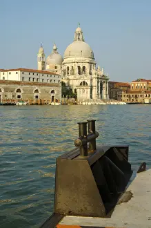 Santa Prints: Basilica di Santa Maria della Salute at Canal Grande, Venice, Italy