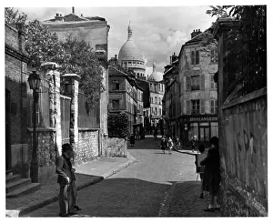 Cafe Prints: Basilica Of The Sacré Cur In Paris, France