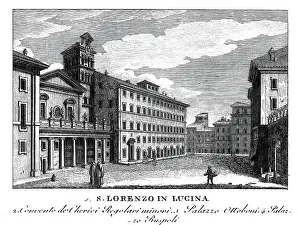 Altertum Prints: Basilica of San Lorenzo in Lucina