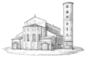 United Nations Educational Prints: The Basilica of Sant Apollinare in Classe