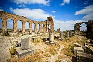 Images Dated 4th June 2009: The basilica at Volubilis