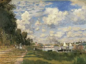 The Basin at Argenteuil, by Claude Monet, 1872, 19th Century, oil on canvas