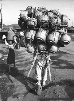 Burdened Prints: Basket Carrier