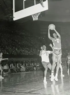 Bill Russell Prints: Basketball Action