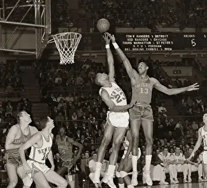 Spectators Prints: Basketball Action with Wilt Chamberlain