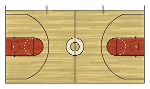 Line Gallery: Basketball court