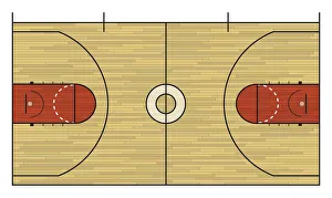 Line Gallery: Basketball court