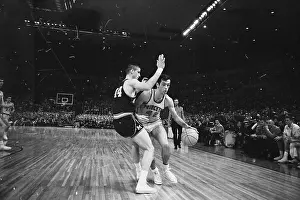Portland Prints: Basketball Game in Action