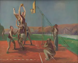 Art Gallery Prints: Basketball Players