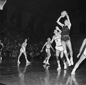 Basketball Players in Action