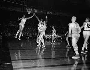 Basketball Players in Action