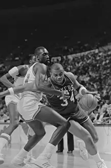 Basketball Players in Action