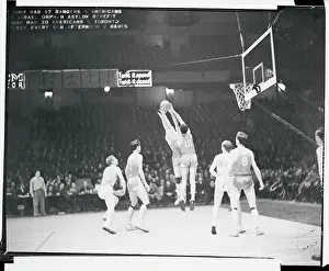 Prints of (Original Caption). As Temple Defeated Colorado for Championship Hoops Through Time: A Visual Journey of Basketball History: Basketball Players Jumping for Ball