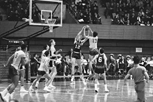 1964 Olympic Games Tokyo Prints: Basketball at Tokyo Olympic Games