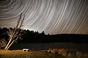 Images Dated 23rd March 2018: Bass Lake Star Trails