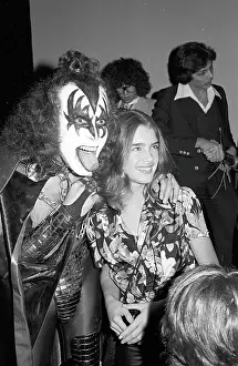 Bass Player With Young Actress