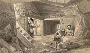 Men, Two Prints: Bastion Du Mat Mine
