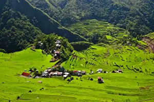 Banaue Prints: Batad Rice Terraces (Top View)