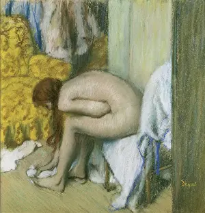 Degas Prints: After the Bath. Artist: Degas, Edgar (1834-1917)