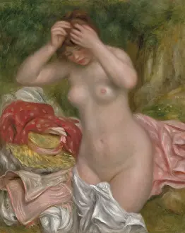 Young Woman Prints: Bather Arranging Her Hair