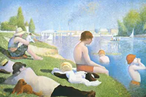 Bank Prints: Bathing at Asnieres