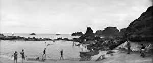 Bathing At Dunbar