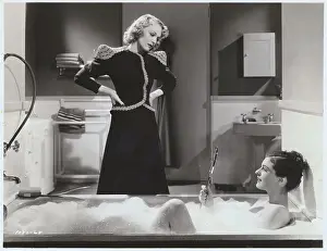 Clean Prints: Bathing Woman Admiring Herself in the Mirror