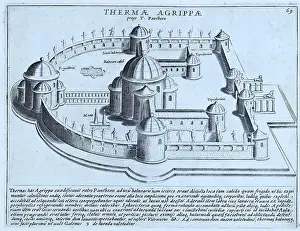 Early Prints: The Baths of Agrippa. The Baths of Agrippa were the earliest great baths of Rome
