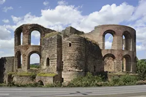 Neglected Prints: Baths of Caracalla, Trier, Rhineland-Palatinate, Germany, Europe