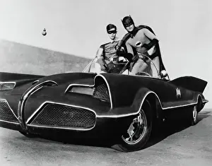 Batman Prints: Batman and Robin in the Batmobile