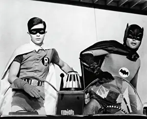Batman Prints: Batman and Robin in the Batmobile