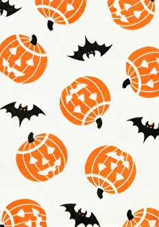 Treats Prints: Bats and Jack-o-Laterns