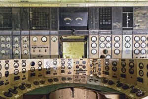 Iconic Art Deco Battersea Power Station Collection: Battersea Power Station Control Room