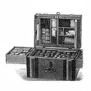 First Aid Prints: Battery - medicine and bandage box