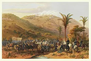 Mexican American Prints: Battle of Cerro gordo