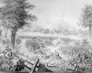 Battle of Lexington During American Revolution