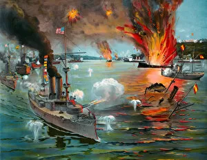 Battle of Manila Bay (also known as Battle of Cavite) Collection: The Battle of Manila Bay