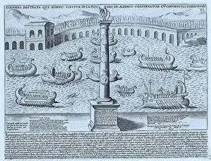 Deteriorated Prints: After the Battle of Mylae in 260 BC during the First Punic War