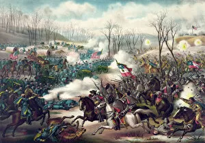 American Civil War (1860-1865) Collection: Battle of Pea Ridge, 1862