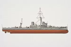 20th Century Style Collection: Battle ship carrying cannons