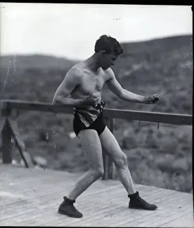 Battling Nelson In Fighting Pose