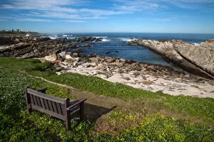 Images Dated 19th July 2012: bay, bench, cliff, color image, colour image, day, daytime, eastern cape, horizon over land