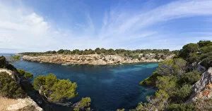 The bay of Cala Pi, South Coast, Mallorca, Majorca, Balearic Islands, Mediterranean Sea, Spain, Europe